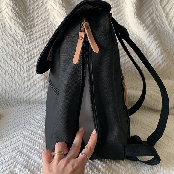 Petunia Pickle Bottom Meta Backpack in Black Matte Canvas - Picture 9 of 10